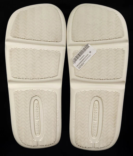 Heron Preston Eco Molded Slides Size 39 US 9 Women's Off-White