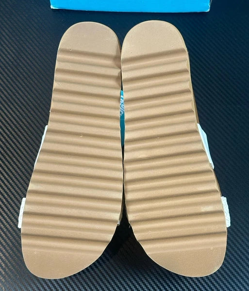 Reef Women’s US 9 Cushion Vista Hi White Braid Slip On Sandal, Style # CI9861