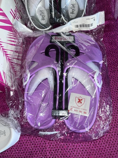 Lot Of 5 Corkys Womens Hey Girl Waterslide Slip-on Waterproof Slide Sandal Sz 10
