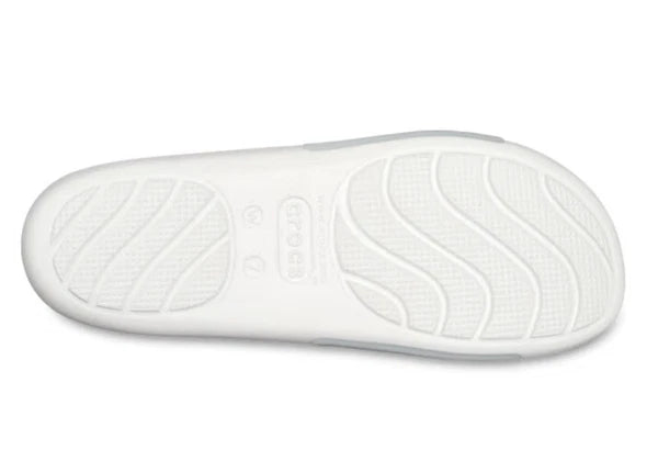 NWT Crocs Splash Glossy Slide White Sandals Size 5. Style 208538-100