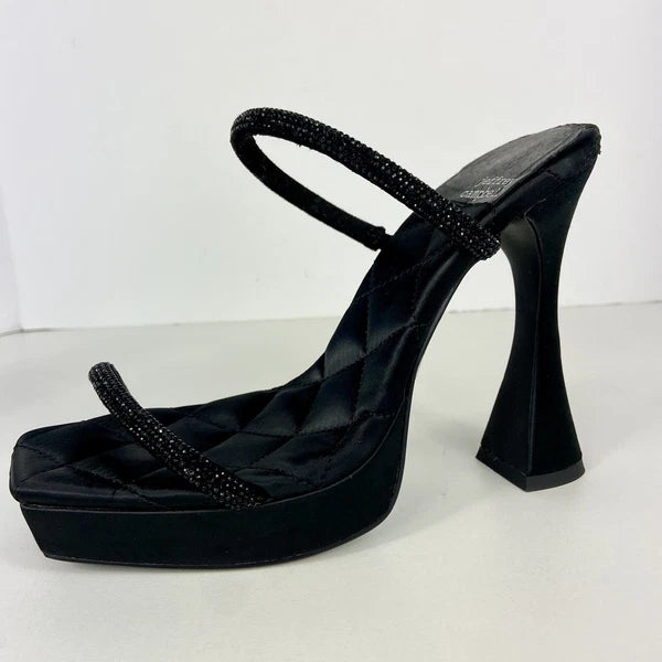 Jeffrey Campbell Movie Sz 7.5 Slide Sandal 5” Platform Heel 90's Vtg Style