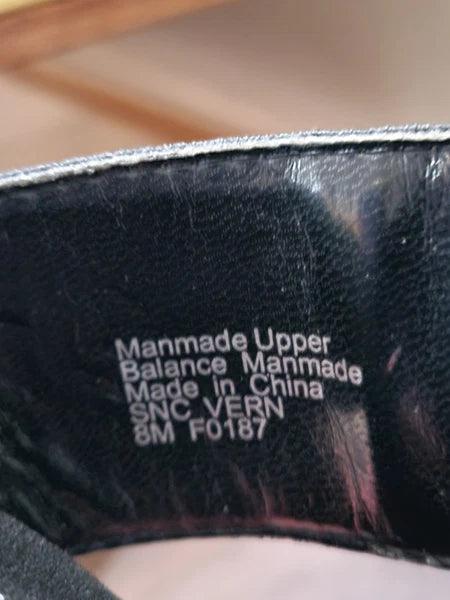 Black Wedge Heel Dressy Sandal By Style & Co Sz 8M