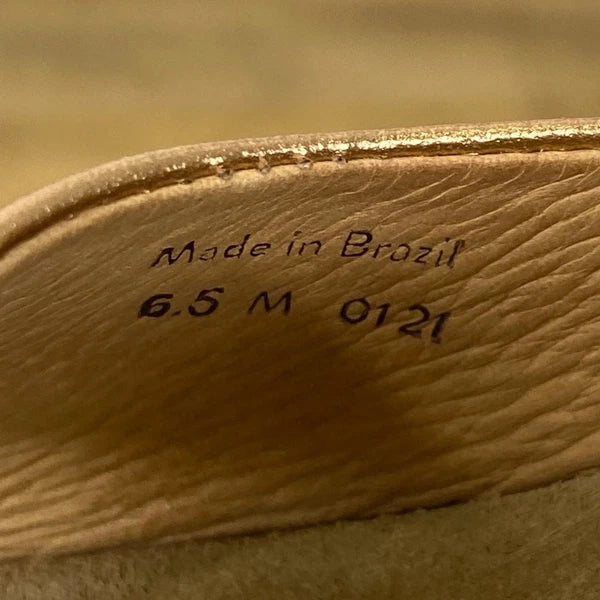 JACK ROGERS Dorothy Slide Sandals Womens Sz 6.5 Knotted Bow Rose Gold Slip On