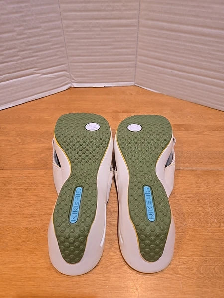 Cole Haan Air Women's 11B Slip-On Open Toe Slide Suede Leather Wedge NWOB