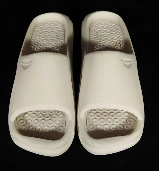 Heron Preston Eco Molded Slides Size 39 US 9 Women's Off-White