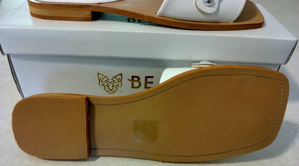 Beast Fashion Size 7.5 LANA-01 White Sandals NIB