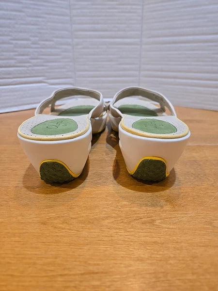 Cole Haan Air Women's 11B Slip-On Open Toe Slide Suede Leather Wedge NWOB