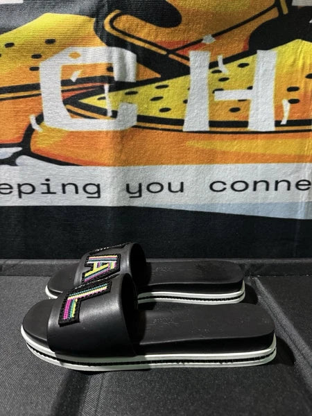 Karl Lagerfeld Paris Jaxine Embellished Platform Sandals Women’s Size 7.5 M