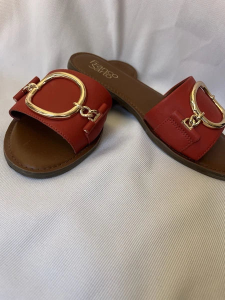 franco sarto sandals 7 womens  Pre-owner Color Orange