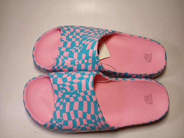 EVA Style Sandals Size 7 Turquose Blue/Robbie Slip-on Open-toe NWT Confortable