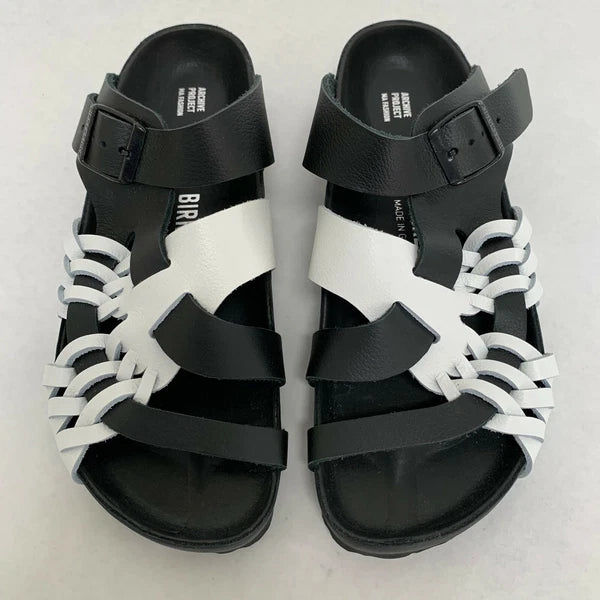New w/o Box Birks Tallahassee Archive Re-Issue Style Black/White Nar Select Size