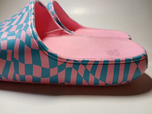 EVA Style Sandals Size 7 Turquose Blue/Robbie Slip-on Open-toe NWT Confortable