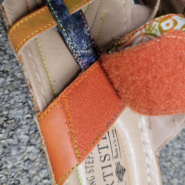 L'Artiste By Spring Step Women's Caiman Slide Sandal  EU 41 US 9.5-10