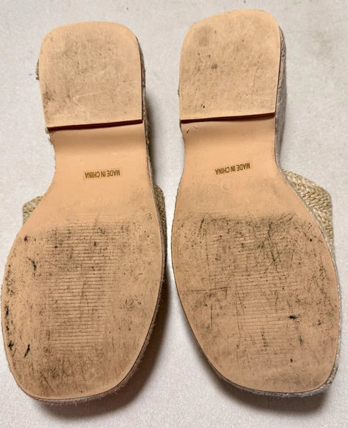 EQAUDES Platform Slip on Espadrille Sandals for Women Wedges Slides Bohemia S...