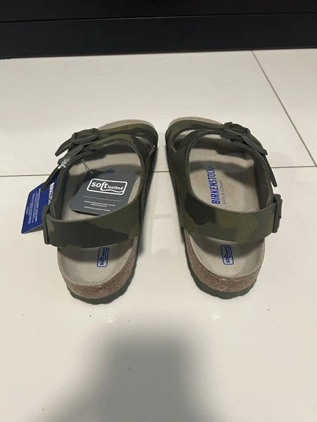 Birkenstock BS Arizona Birko-Flor Desert Soil Camo Green Sandal US M8/ W10
