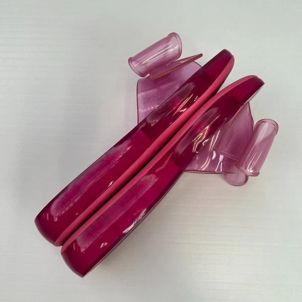 Kate Spade Sandal Women 7 Bow Tie Slide Flat Jelly Cruise Resort Pool Core Ex