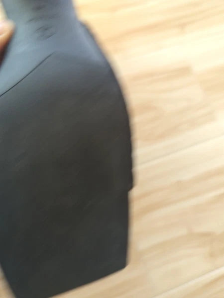 Vivaia Square Toe Block Heel Slide Sandals Black Shoes Women EU 42 US 11 EUC