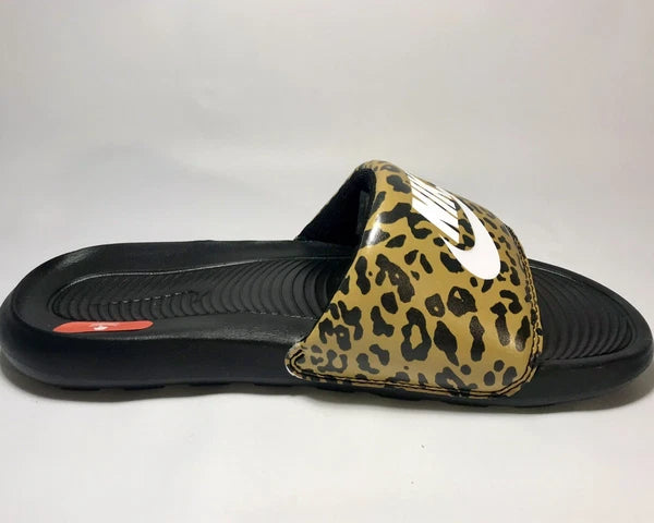 NIKE VICTORI ONE Women's Printed Slide Sz. 9 Chutney/Multicolor Style #CN9676700
