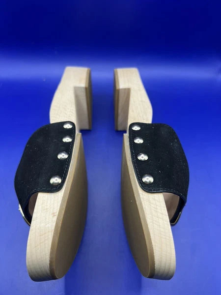 COACH Bleeker Suede Sandal Size 9B Black