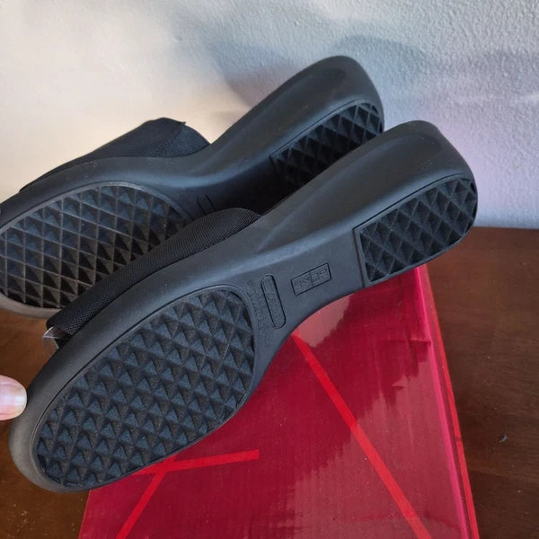 Black Y2K Style Platform Slide Sandals 12w