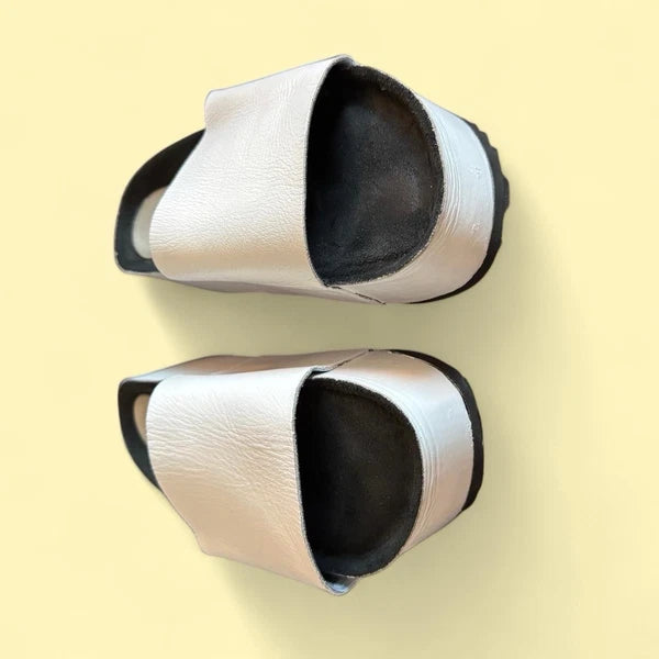 Fashion Platform Sandals - White - comfortable