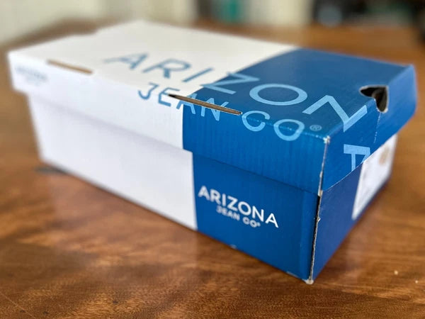 Arizona Jean Co Sandals Flex style Tan/Multi size 7 new with box