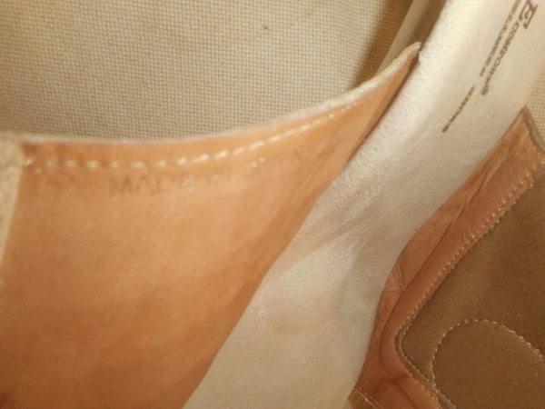 HELLE 100 %  FASHION &  WELLNESS   KITTEN  HEEL  SANDALS  SIZE  10  SPAIN