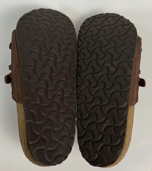 Birkenstock Granada Brown Leather Soft Footbed Sandals Size 40 US W9 M7