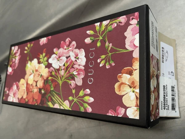 Gucci GG Bloom Supreme Floral Slides Women’s US 5