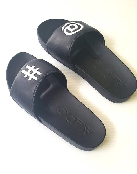 New Womens Aldo Black Slides Size 6 # @ Style TARNOFF-96