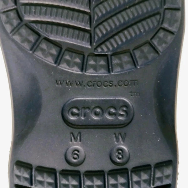 Crocs Baya Two-Strap Slide Unisex Women's 8 / Men's 6 Open Toe Sandals Blue