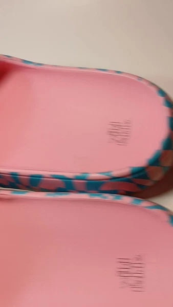 EVA Style Sandals Size 7 Turquose Blue/Robbie Slip-on Open-toe NWT Confortable