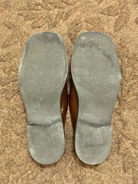 Lisa Vicky Gal Mule Walnut Brown Loafer Fall Style Size 6M