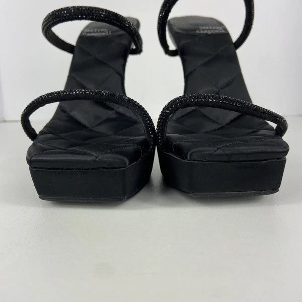 Jeffrey Campbell Movie Sz 7.5 Slide Sandal 5” Platform Heel 90's Vtg Style