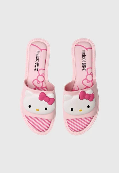Melissa x Hello Kitty Pink Slide Sandals Women’s Size 9 US Collab Sanrio Kawaii