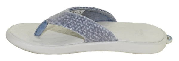 Soft Science Women's The Skiff 2.0 Canvas Flip Flop Light Blue Style UC0043 LBL
