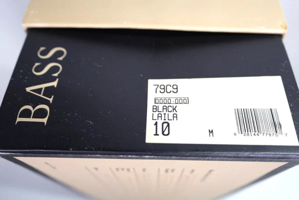 Women's Bass Laila Slide Style Sandals, Color: Black, Size: 10