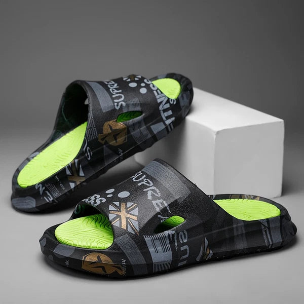 Anti-Slip Cozy Pillow Slides Sandals Extra Soft Cloud Slippers Home Outdoor Shoe