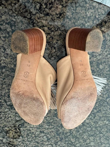 Loeffler Randall Cleo Tassel Mule Slides Shoes Women’s Size 6.5B