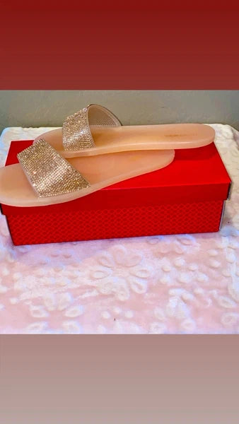 Glam Slide Sandals Size 11