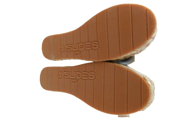 NEW JSlides Women's Ritsy Bow Fashion Sandals sz 7.5 M Soft Pink Suede