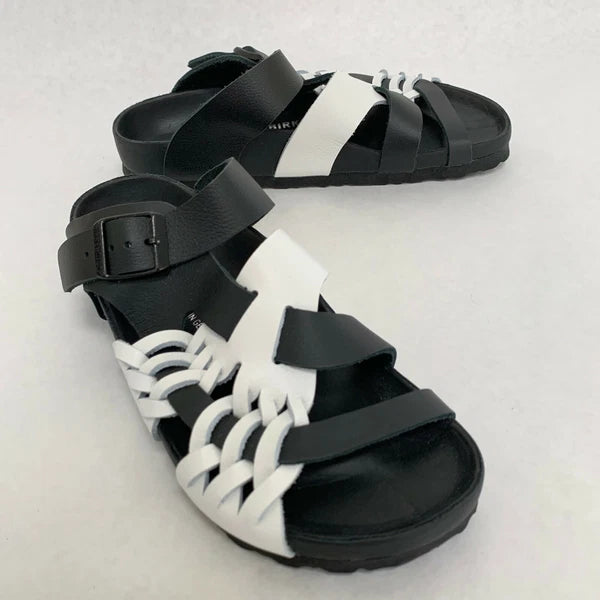 New w/o Box Birks Tallahassee Archive Re-Issue Style Black/White Nar Select Size