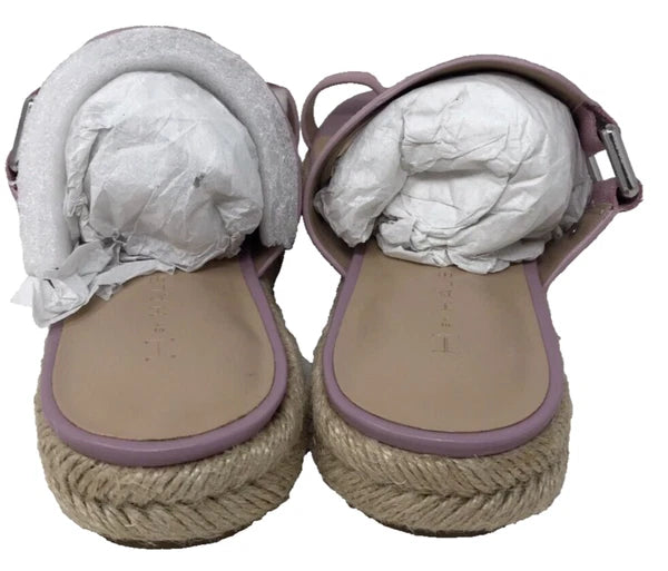 H By Halston Women's Savannah Slip On Slide Sandals W/Toe Ring Orchid Size:7.5