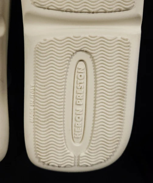 Heron Preston Eco Molded Slides Size 39 US 9 Women's Off-White