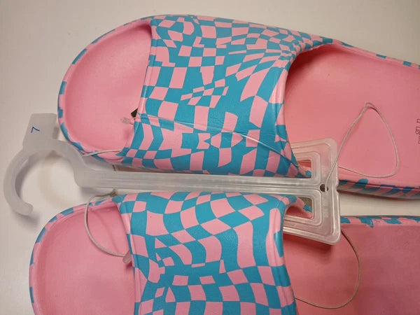 EVA Style Sandals Size 7 Turquose Blue/Robbie Slip-on Open-toe NWT Confortable