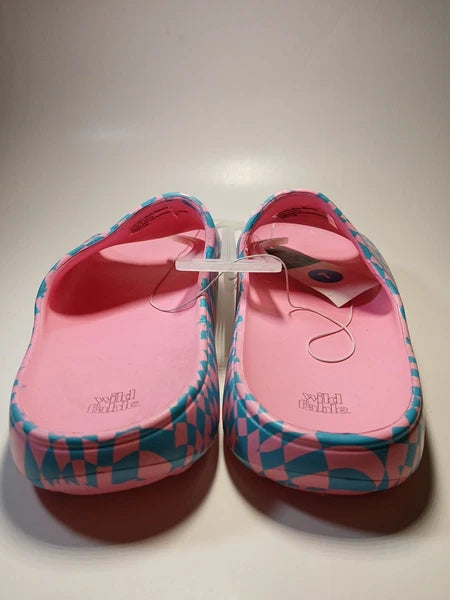 EVA Style Sandals Size 7 Turquose Blue/Robbie Slip-on Open-toe NWT Confortable