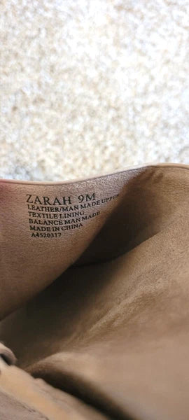 HALSTON ZARAH TAN SUEDE MULE SLIDES SANDALS WOMEN'S 9M A4520317 Open Toe