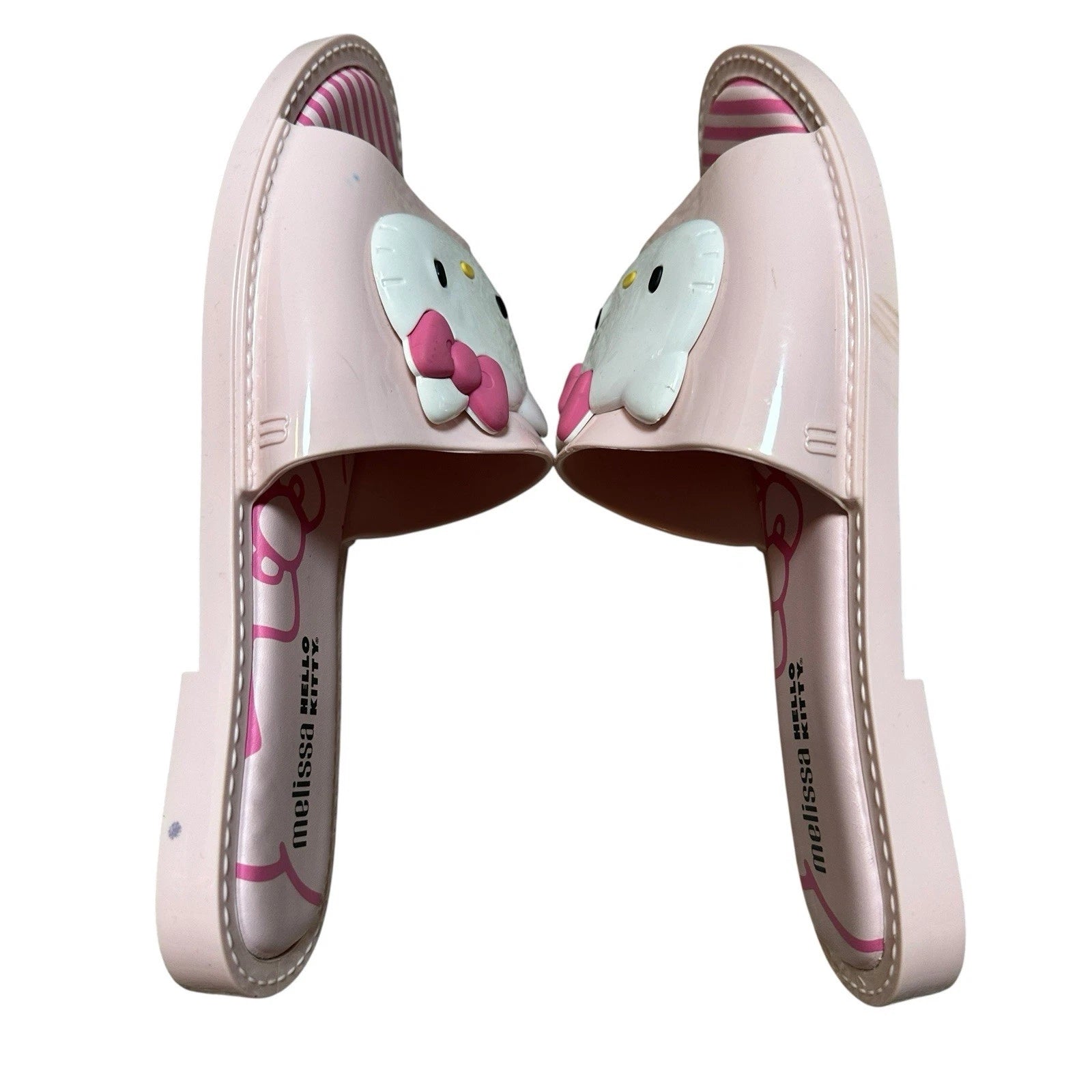 Melissa x Hello Kitty Pink Slide Sandals Women’s Size 9 US Collab Sanrio Kawaii