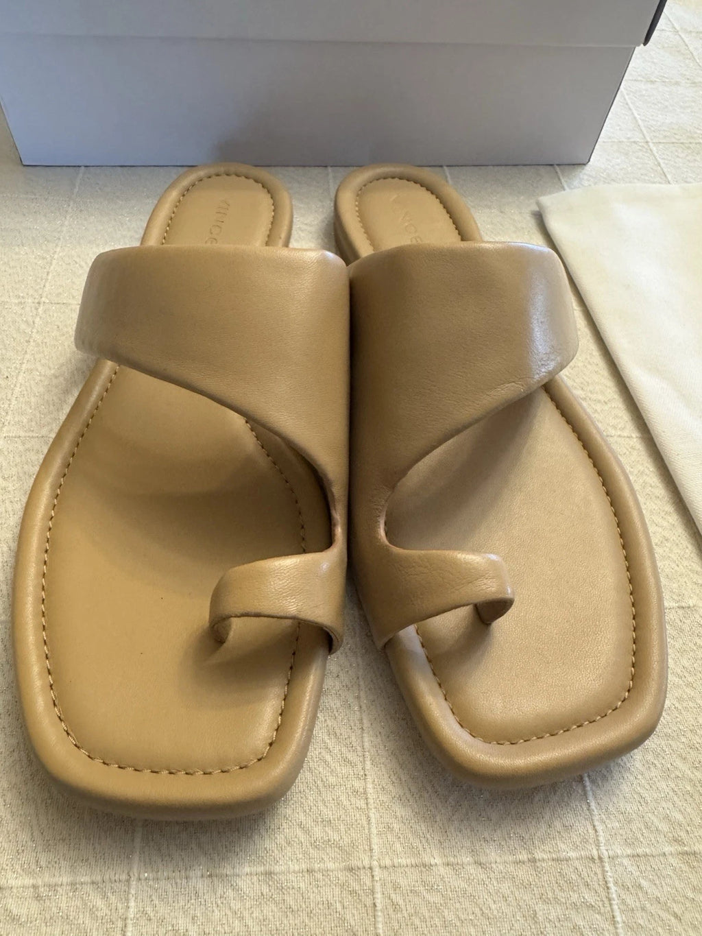 Vince Dawn Flat Slide Sandals Size 9 $200