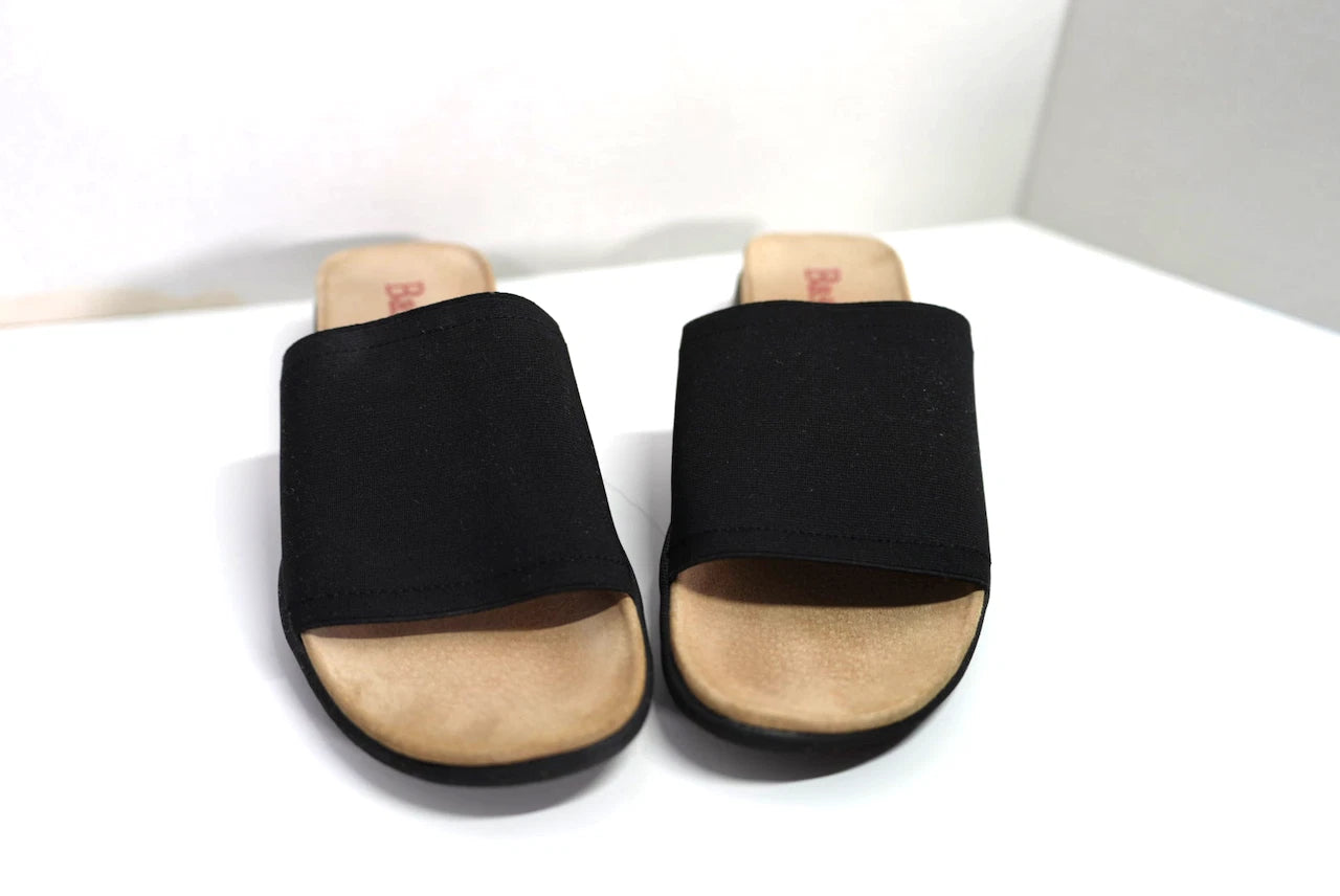 Women's Bass Laila Slide Style Sandals, Color: Black, Size: 10